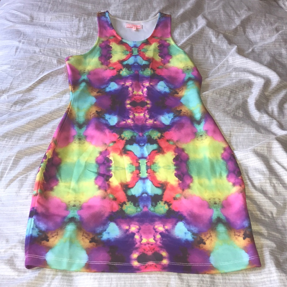Trippy bodycon dress